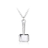 Marvel The Avengers Thor Origina Thor's Hammer Loki  Keychain Mjolnir Raytheon Metal Key chains Punk Genuine Thammer Key Ring