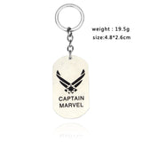 Marvel The Avengers Thor Origina Thor's Hammer Loki  Keychain Mjolnir Raytheon Metal Key chains Punk Genuine Thammer Key Ring