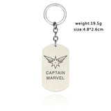 Marvel The Avengers Thor Origina Thor's Hammer Loki  Keychain Mjolnir Raytheon Metal Key chains Punk Genuine Thammer Key Ring