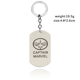 Marvel The Avengers Thor Origina Thor's Hammer Loki  Keychain Mjolnir Raytheon Metal Key chains Punk Genuine Thammer Key Ring